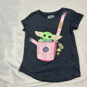 Jumping Beans Star Wars The Mandalorian Grogu Baby Yoda Short Sleeve Shirt 5